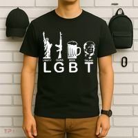 LGBT Liberty Guns Beer Pro Donald Trump T-Shirt thumb 6