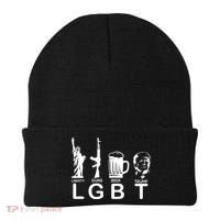 LGBT Liberty Guns Beer Pro Donald Trump Beanie thumb 0