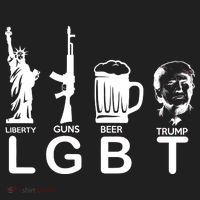LGBT Liberty Guns Beer Pro Donald Trump Beanie thumb 2