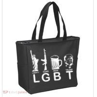 LGBT Liberty Guns Beer Pro Donald Trump Tote Bag thumb 2