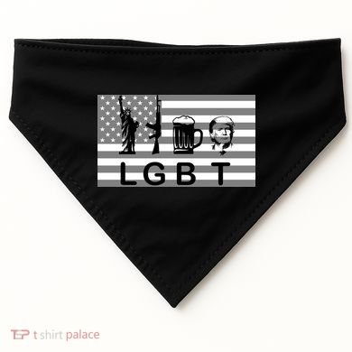 LGBT Liberty Guns Beer Trump USA-Made Doggie Bandana