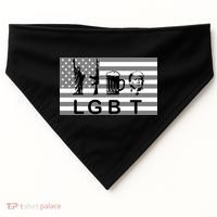 LGBT Liberty Guns Beer Trump USA-Made Doggie Bandana thumb 0