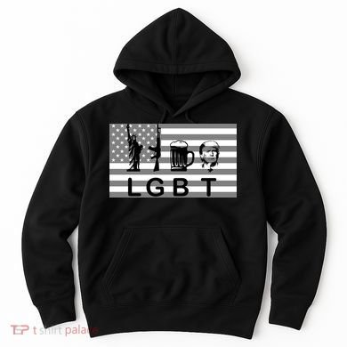 LGBT Liberty Guns Beer Trump Hoodie