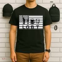 LGBT Liberty Guns Beer Trump T-Shirt thumb 6