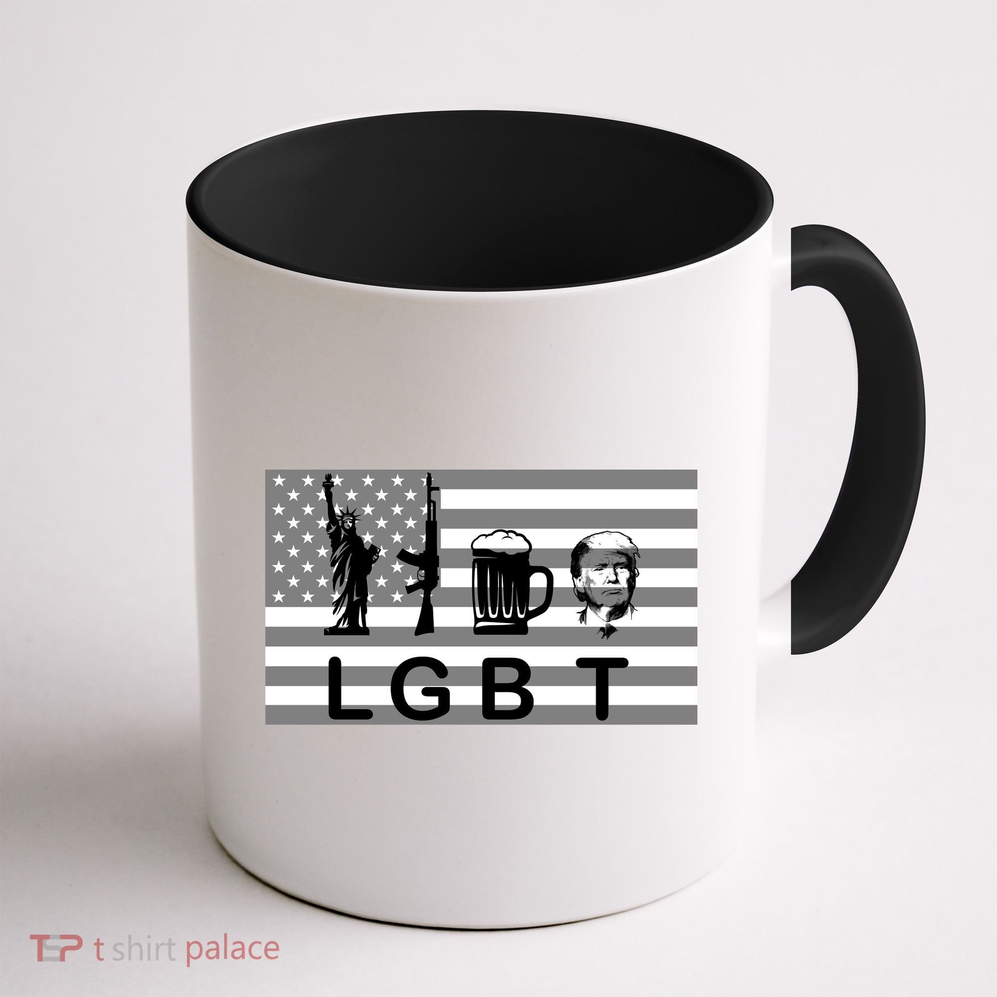 LGBT Liberty Guns Beer Trump Coffee Mug