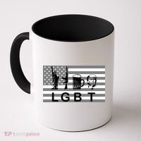 LGBT Liberty Guns Beer Trump Coffee Mug thumb 0