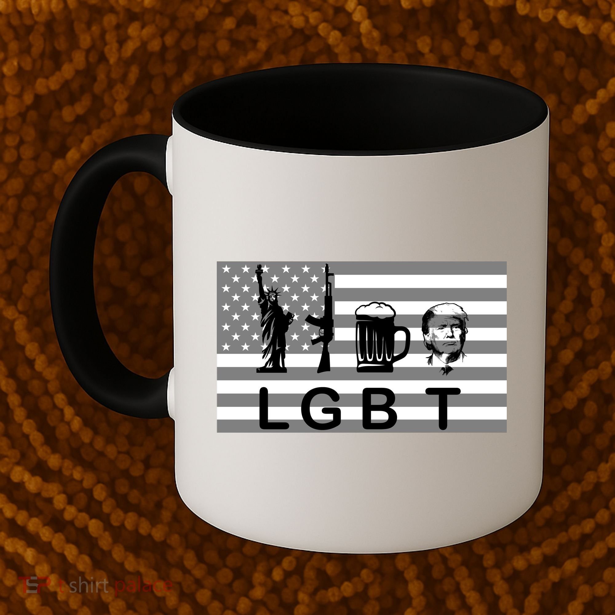 LGBT Liberty Guns Beer Trump Coffee Mug