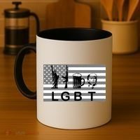 LGBT Liberty Guns Beer Trump Coffee Mug thumb 4