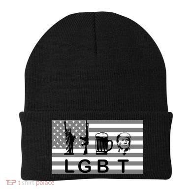 LGBT Liberty Guns Beer Trump Beanie