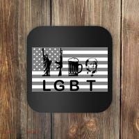 LGBT Liberty Guns Beer Trump Coaster thumb 0