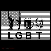 LGBT Liberty Guns Beer Trump Women's Hoodie thumb 2