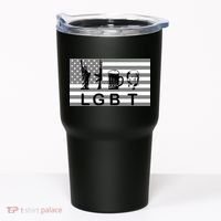 LGBT Liberty Guns Beer Trump Tumbler thumb 0