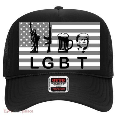 LGBT Liberty Guns Beer Trump Hat