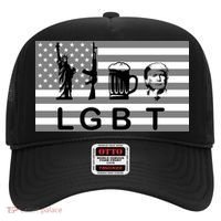 LGBT Liberty Guns Beer Trump Hat thumb 0
