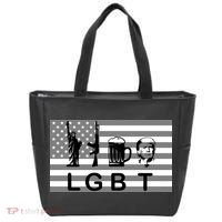 LGBT Liberty Guns Beer Trump Tote Bag thumb 0
