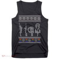 LGBT Liberty Guns Beer Trump Support Ugly Christmas Tank Top thumb 0