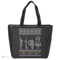 LGBT Liberty Guns Beer Trump Support Ugly Christmas Tote Bag thumb 0