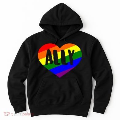 LGBT Pride Love Ally Heart Hoodie