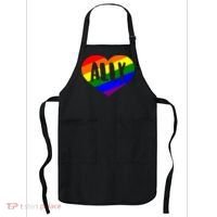 LGBT Pride Love Ally Heart Apron thumb 0