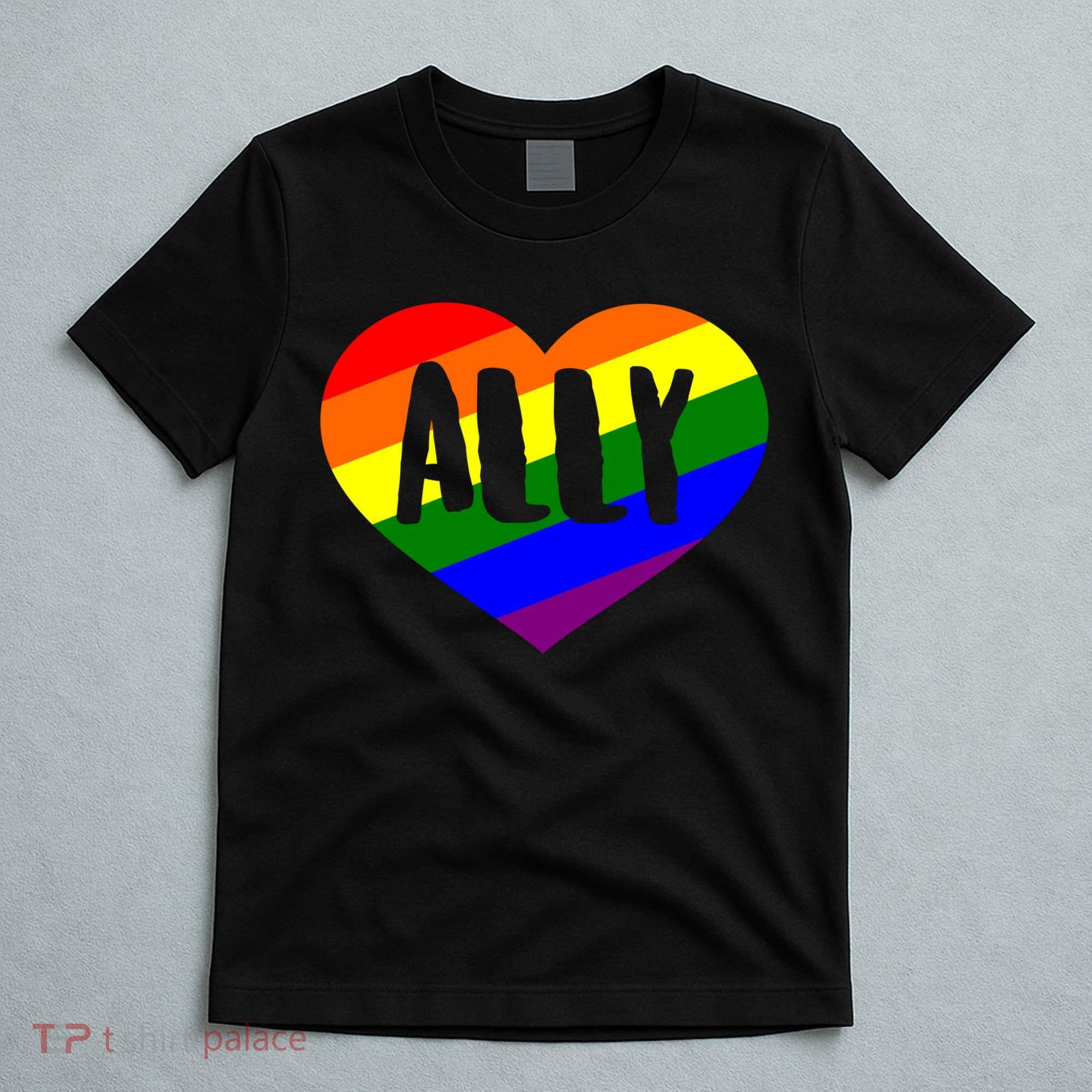 LGBT Pride Love Ally Heart T-Shirt