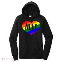 LGBT Pride Love Ally Heart Women's Hoodie thumb 0
