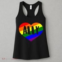 LGBT Pride Love Ally Heart Women's Tank Top thumb 3