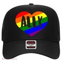 LGBT Pride Love Ally Heart Hat thumb 0