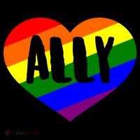 LGBT Pride Love Ally Heart Tank Top thumb 6