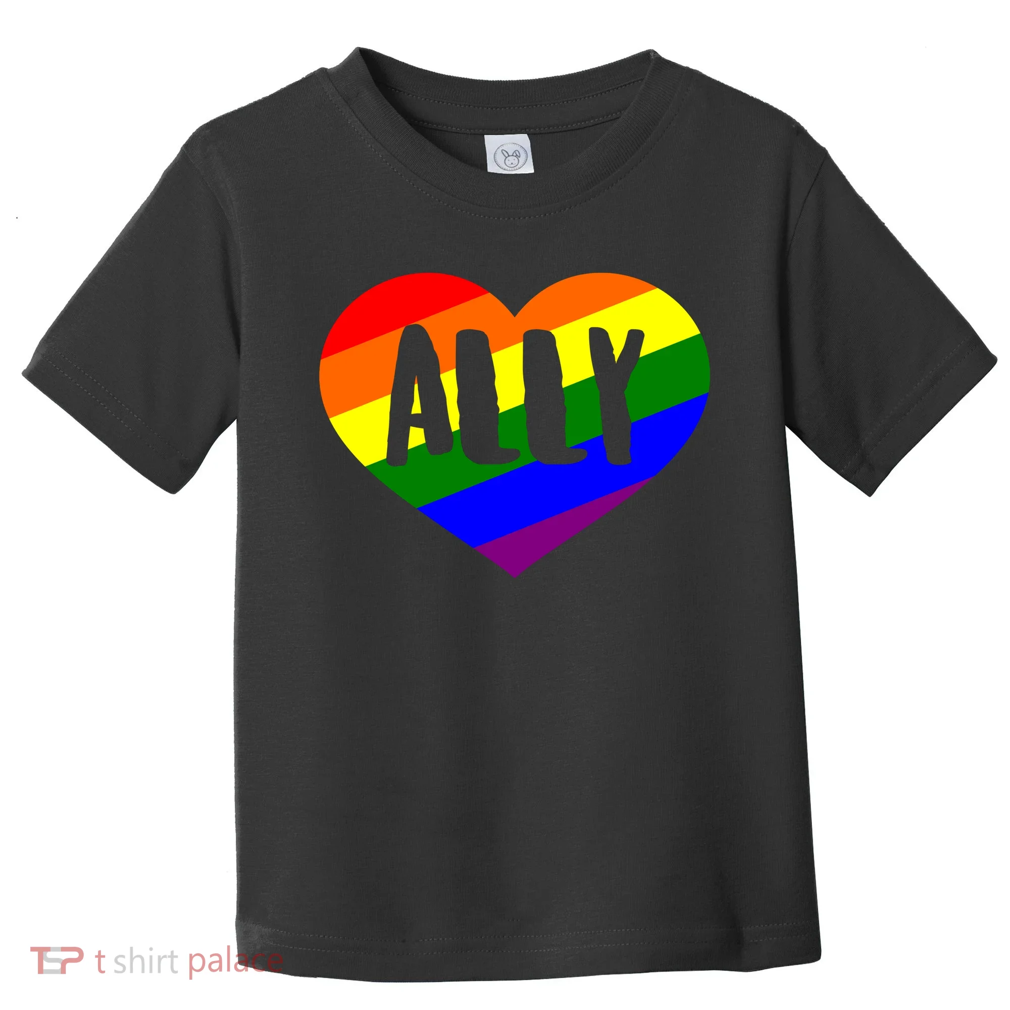 LGBT Pride Love Ally Heart Toddler T-Shirt