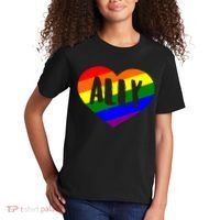 LGBT Pride Love Ally Heart Kids T-Shirt thumb 2