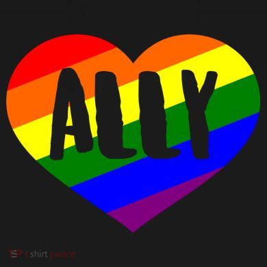 LGBT Pride Love Ally Heart Kids T-Shirt