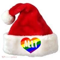 LGBT Pride Love Ally Heart Santa Hat thumb 0