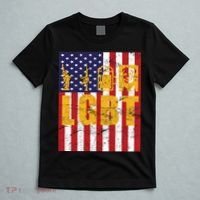 LGBT USA American trump Flag T-Shirt thumb 5