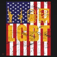 LGBT USA American trump Flag Women's Hoodie thumb 2