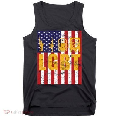 LGBT USA American trump Flag Tank Top