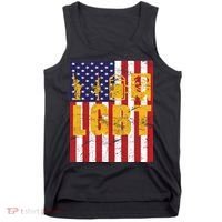 LGBT USA American trump Flag Tank Top thumb 0