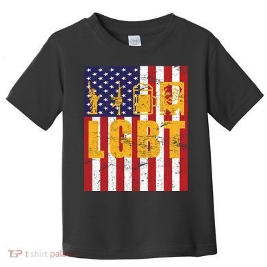 LGBT USA American trump Flag Toddler T-Shirt