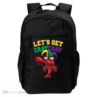 Lets Get Cray Cray Dabbing Crawfish Mardi Gras Backpack