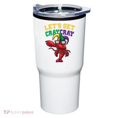 Lets Get Cray Cray Dabbing Crawfish Mardi Gras Tumbler