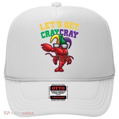 Lets Get Cray Cray Dabbing Crawfish Mardi Gras Hat