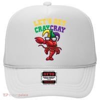 Lets Get Cray Cray Dabbing Crawfish Mardi Gras Hat thumb 0
