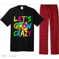 Let's Glow Crazy Glow Party 80s Retro Costume Party Lover Pajama Set thumb 0