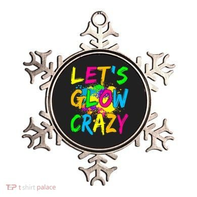 Let's Glow Crazy Glow Party 80s Retro Costume Party Lover Ornament