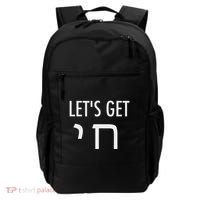 LetS Get Chai Hebrew Letter Styled Backpack thumb 0