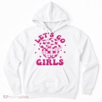 Let's Go Cowgirl Hat Disco Ball Country Western Hoodie thumb 0