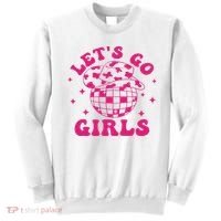 Let's Go Cowgirl Hat Disco Ball Country Western Sweatshirt thumb 0