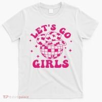 Let's Go Cowgirl Hat Disco Ball Country Western T-Shirt thumb 0