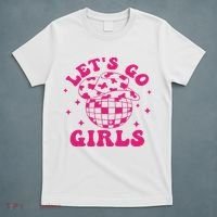 Let's Go Cowgirl Hat Disco Ball Country Western T-Shirt thumb 5