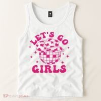 Let's Go Cowgirl Hat Disco Ball Country Western Tank Top thumb 2