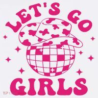 Let's Go Cowgirl Hat Disco Ball Country Western Tank Top thumb 6